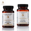 Bottles of Men's Daily Vitality Bundle featuring multivitamins and Ashwagandha for daily health and stamina.