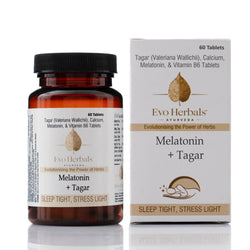 Melatonin (10 mg) + Tagar (250 mg) | Evo Herbals