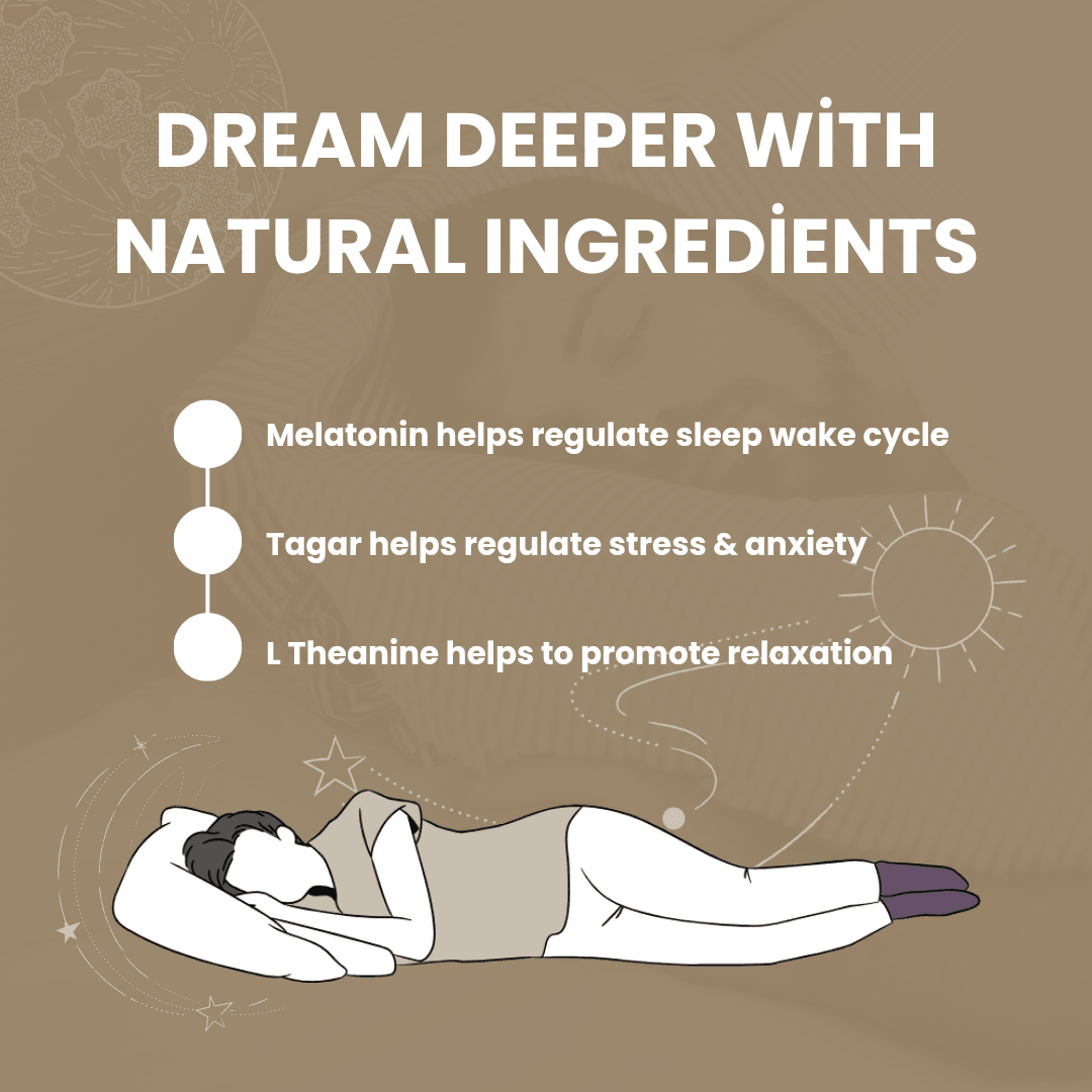Melatonin (10 mg) + Tagar (250 mg) | Evo Herbals