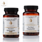 Bottles of Men's Daily Vitality Bundle featuring multivitamins and Ashwagandha for daily health and stamina.