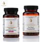 Bottles of Women's Daily Wellness Bundle with essential vitamins and probiotics for daily health support.
